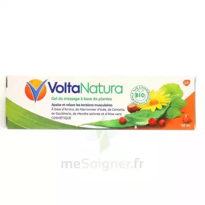 Voltanatura Gel De Massage Plantes Bio T/50ml à VILLENAVE D'ORNON