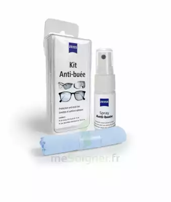 Zeiss Kit Spray Antibuée Fl/15ml + Tissu Microfibres à VILLENAVE D'ORNON