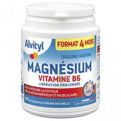 Alvityl Magnésium Vitamine B6 Libération Prolongée Comprimés Lp Pot/120 à VILLENAVE D'ORNON