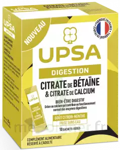 Upsa Citrate De Bétaïne & Citrate De Calcium Poudre 10 Sachets à VILLENAVE D'ORNON