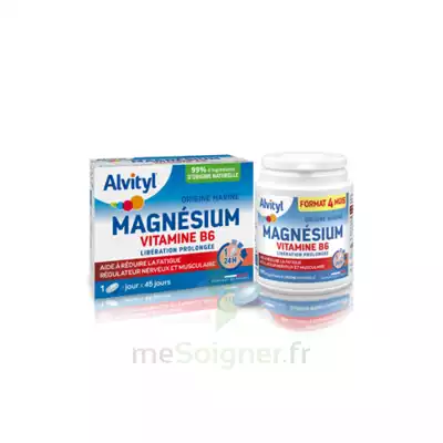 Alvityl Magnésium Vitamine B6 Libération Prolongée Comprimés Lp B/45 à VILLENAVE D'ORNON