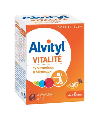 Alvityl Vitalité à Avaler Comprimés B/40 à VILLENAVE D'ORNON